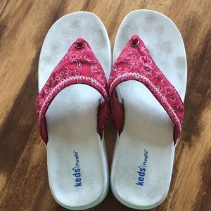 keds flip flops